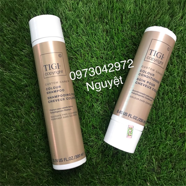 Gội xả giữ màu tóc nhuộm TIGI COPYRIGHT COLOUR 300ml/250ml