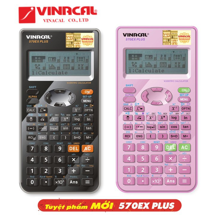 Máy Tính VINACAL 680EX Plus(màu đen)