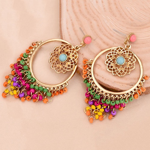 Khuyên tai nữ trang dáng dài tạo hình độc đáo