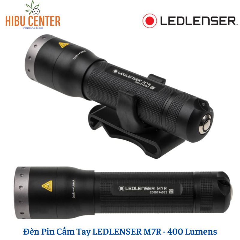 Đèn Pin Cầm Tay Siêu Sáng LEDLENSER M7R 400 Lumens - Gồm Pin Và Bộ Sạc Từ Tính | Hibucenter