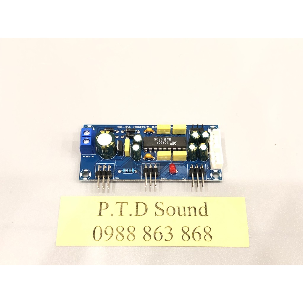 Mạch tiền khuếch đại Âm sắc XR1075 Preamp với công nghệ bù dải âm BBE. DIY rề rất hay từ PTD Sound
