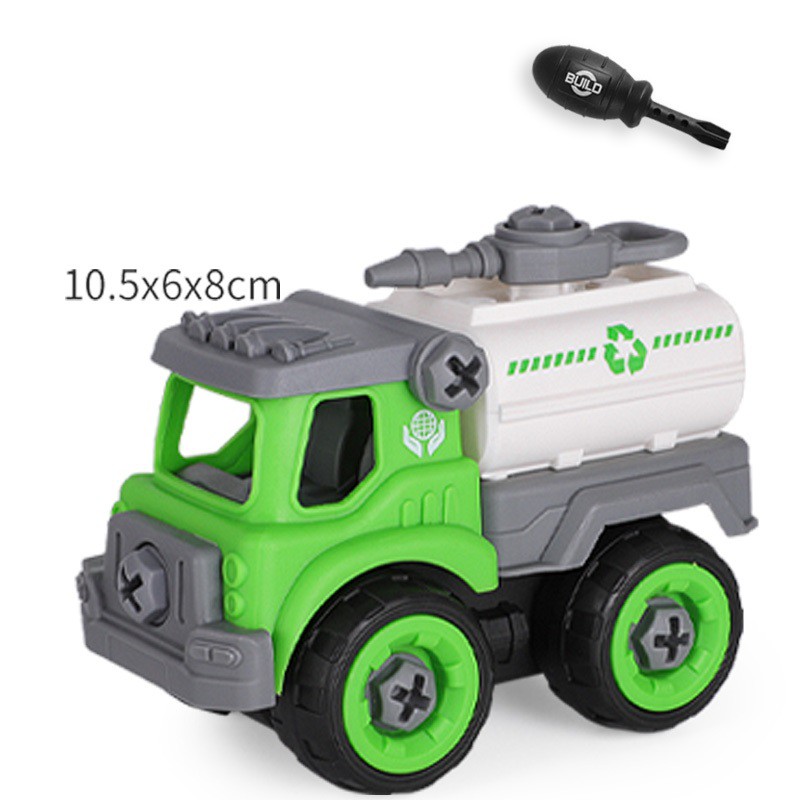 Xe đồ chơi mô hình ô tô tháo lắp dễ dàng hiệu Híp's Toys MODEL 996D bằng nhựa