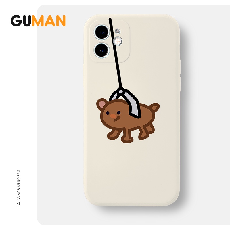 Ốp lưng GUMAN chống bẩn cặp đôi dễ thương đẹp cho iPhone 14 13 12 11 Pro Max SE 2020 X XR XS 8 7 ip 6S 6 Plus kute XYB280