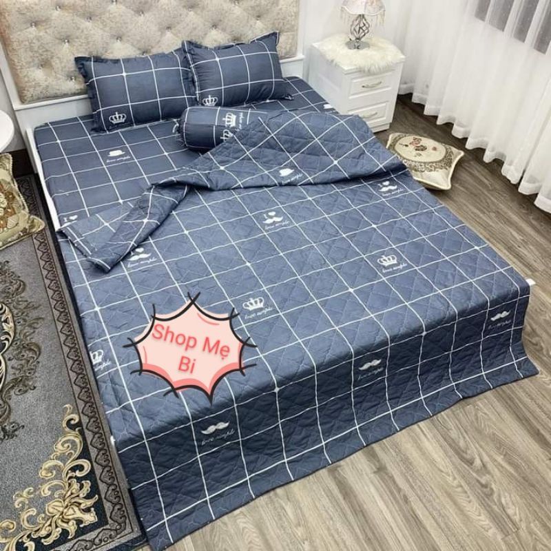 [Hàng loại 1]Bộ chăn ga gối,sét hè 5 món cotton cao cấp chất mềm mát siêu đẹp cực kì sang | BigBuy360 - bigbuy360.vn