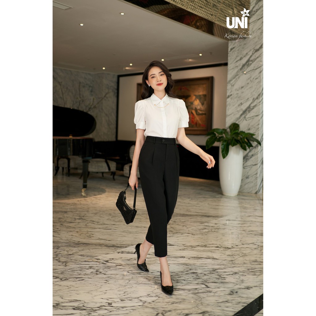 Quần Tây Nữ UNIVTH Công Sở Dáng Ống Đứng Basic 9Q0102 Uni Korean Fashion