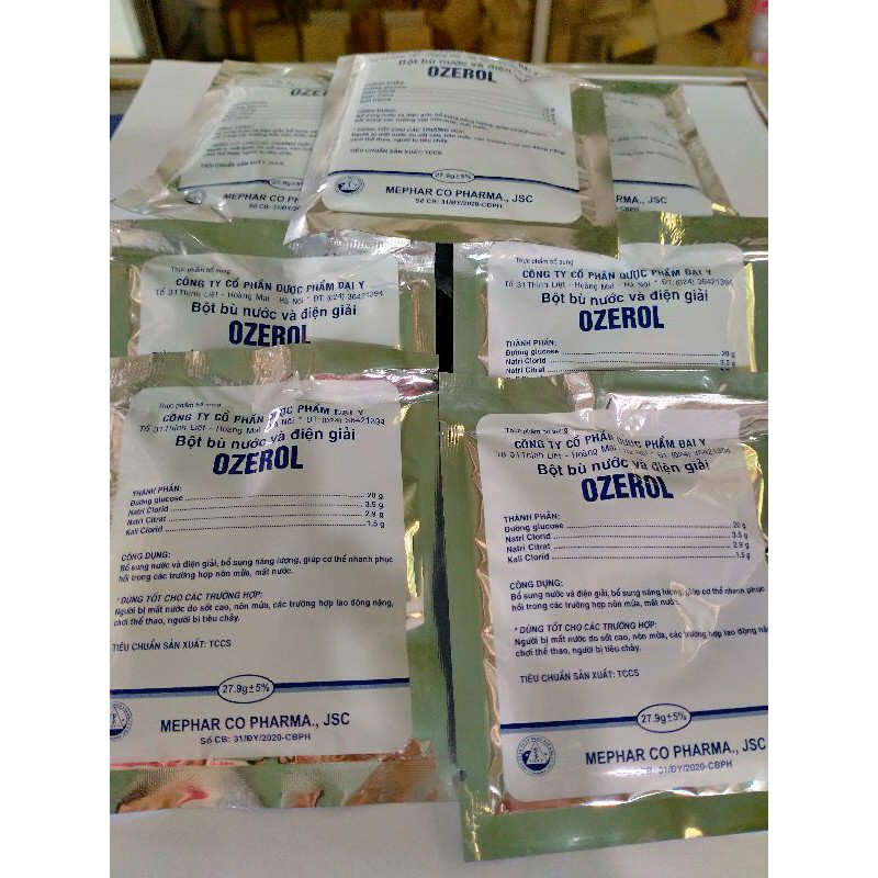 Bù nước và điện giải OZEROL