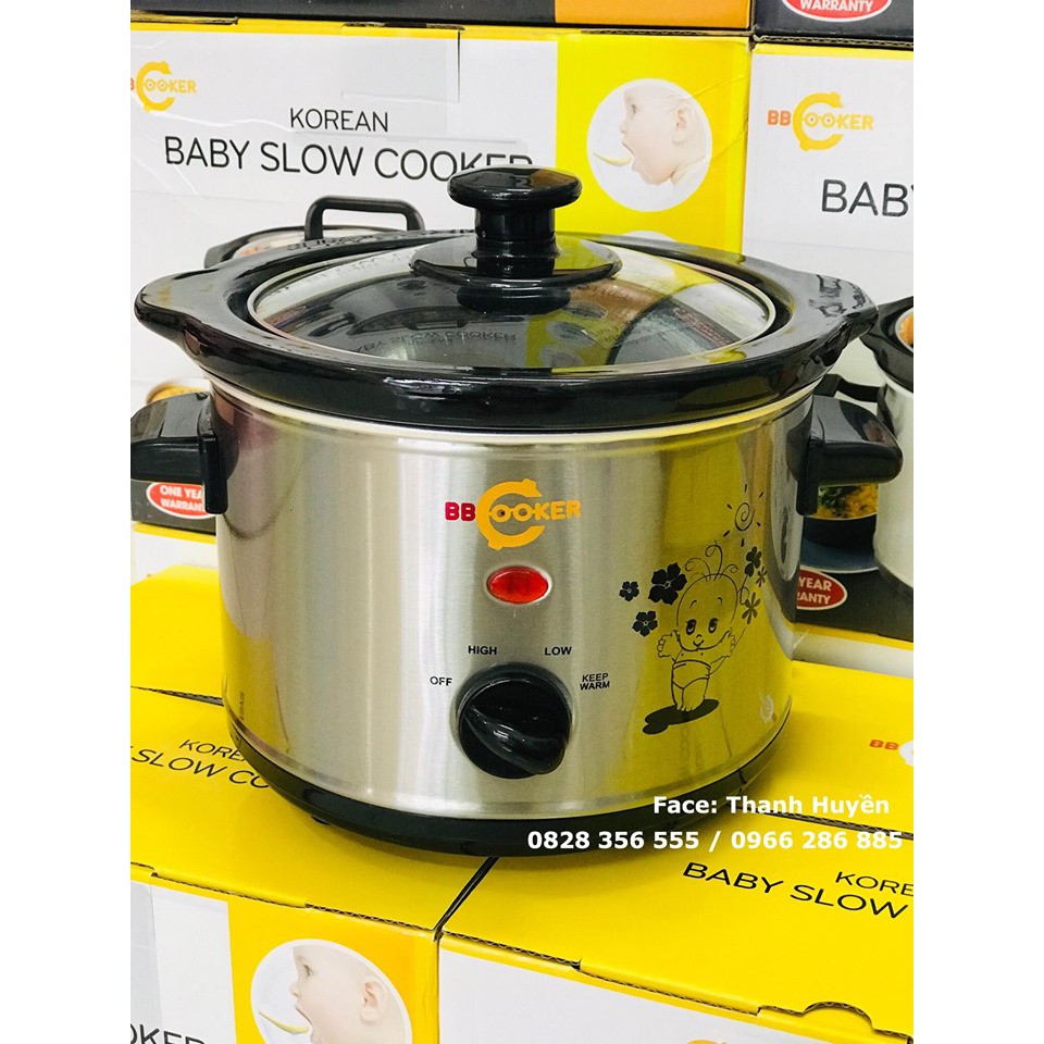 Nồi nấu chậm Hàn Quốc BBCooker loại 1.5L