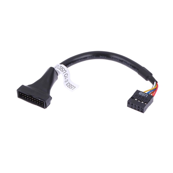 Cáp chuyển USB 2.0-9Pin Motherboard to USB 3.0-20Pin