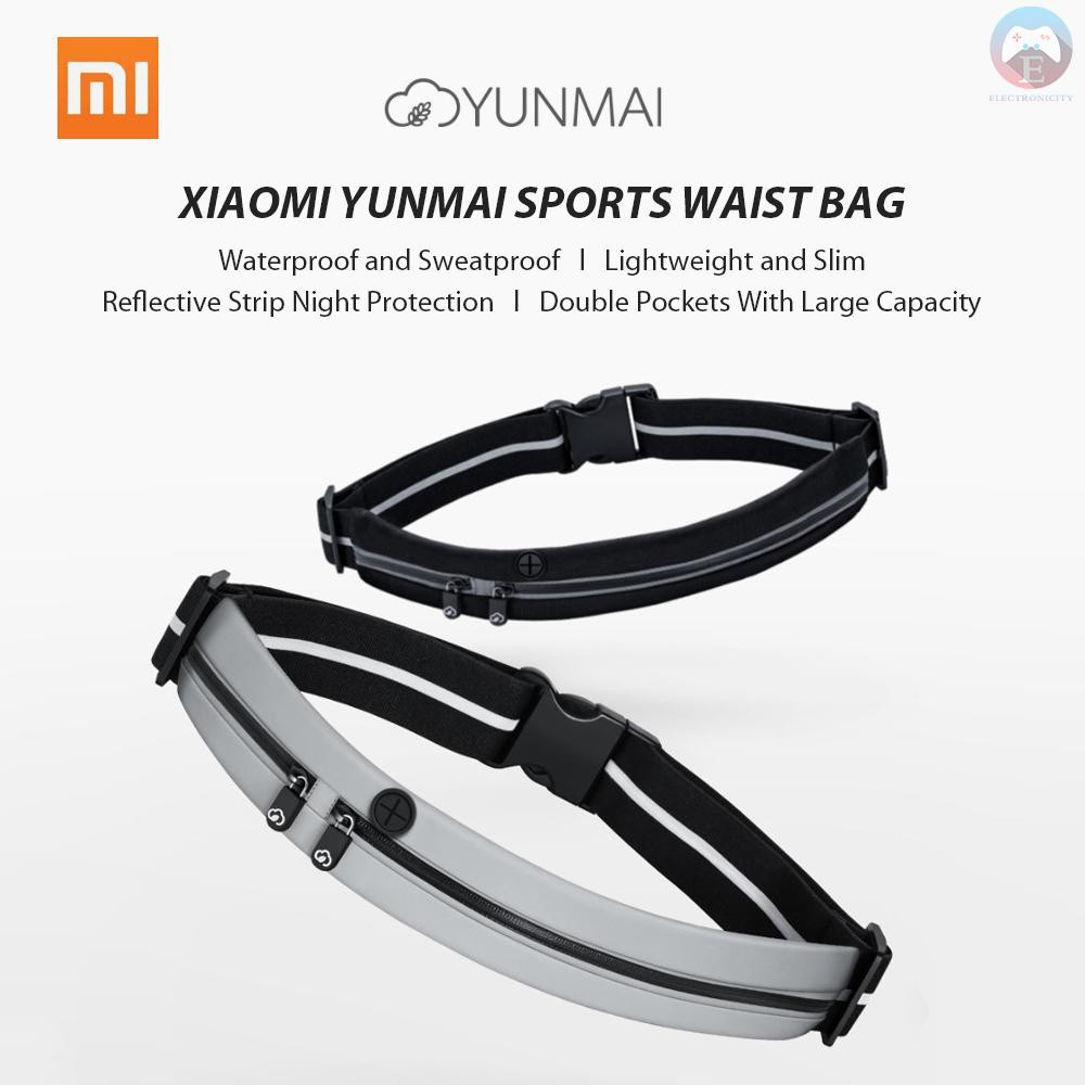 Ê Xiaomi YUNMAI Outdoor Running Waist Bag Sports Gym Fitness Pack Waterproof Reflective Hidden Earphone Holes Mobile Phone Holder Jogging Belt Bags