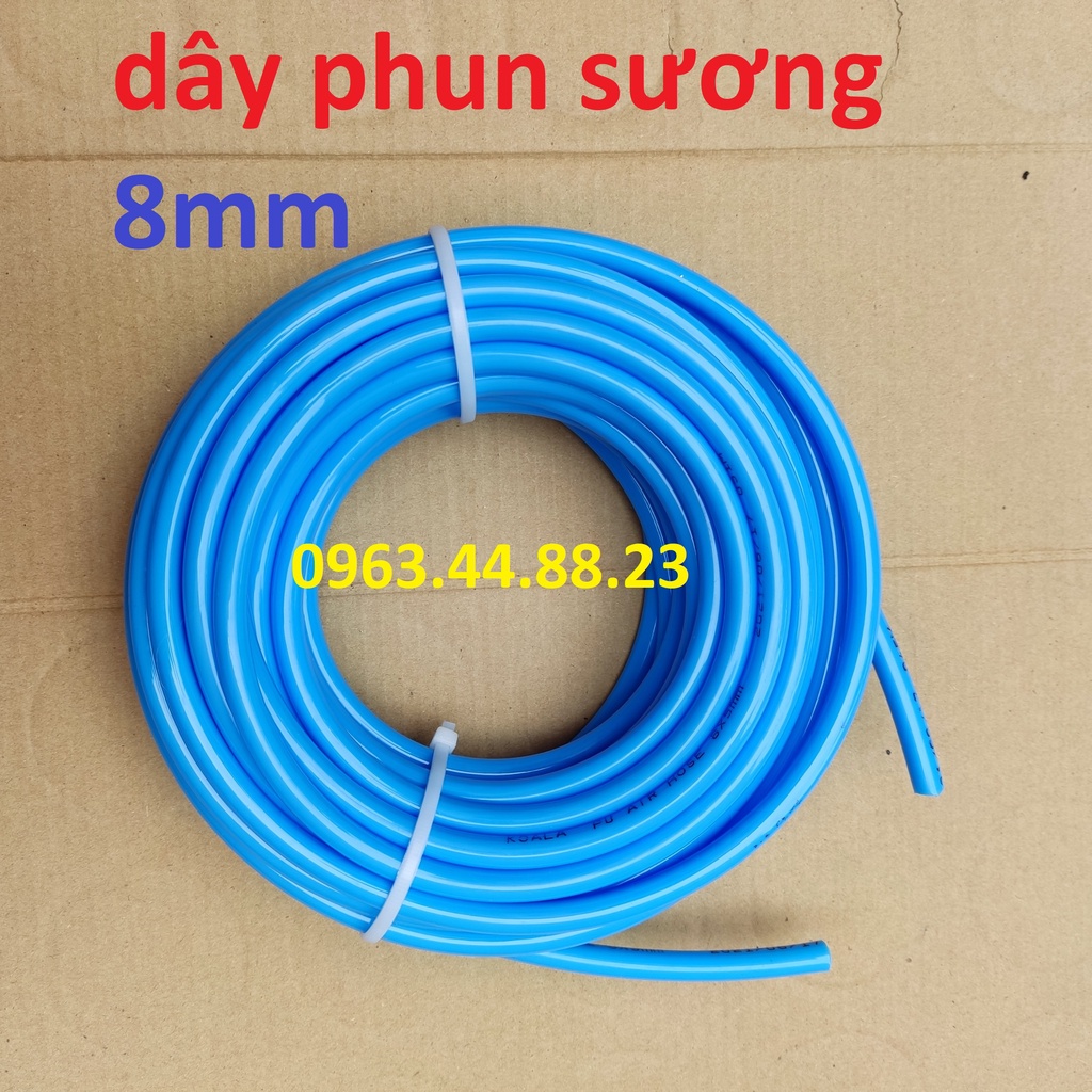 Bộ máy bơm phun sương mini kèm điều chỉnh lượng nước.