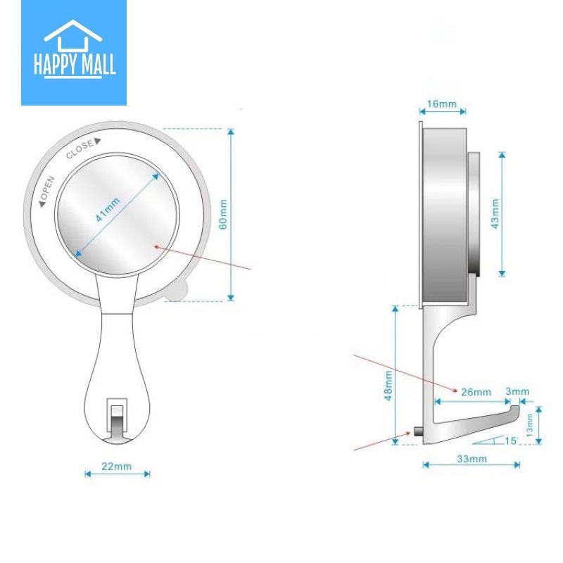 Móc treo Air Hook Lock&amp;Lock AHK-WH60-1