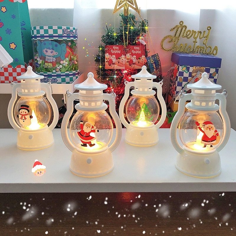 Đèn LED Điện Tử Hình Ông Già Noel Trang Trí Giáng Sinh