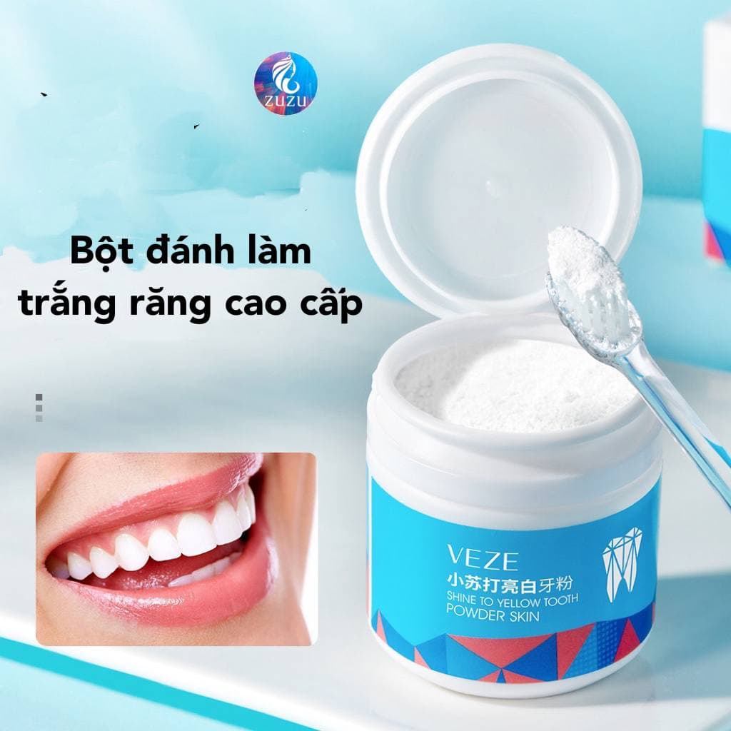 Bột Đánh Răng Tẩy Trắng vệ sinh răng miệng loại bỏ mảng bám chất lượng cao LALA