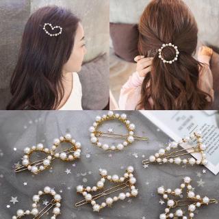 Kẹp Tóc Nữ Hình Sao Biển Đính Ngọc Trai Xinh Xắn 💕 Phụ kiện tóc