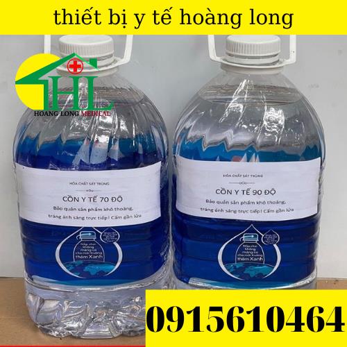 Cồn Y Tế 90 Độ, 70 Độ - Sát Khuẩn, Sát Trùng - Can 5 Lít
