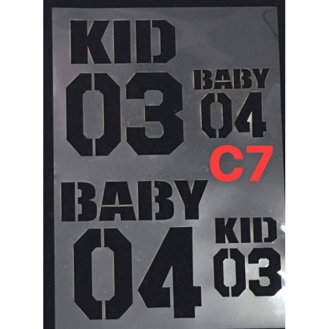 Khuôn vẽ c7.c8.c9 khổ a3