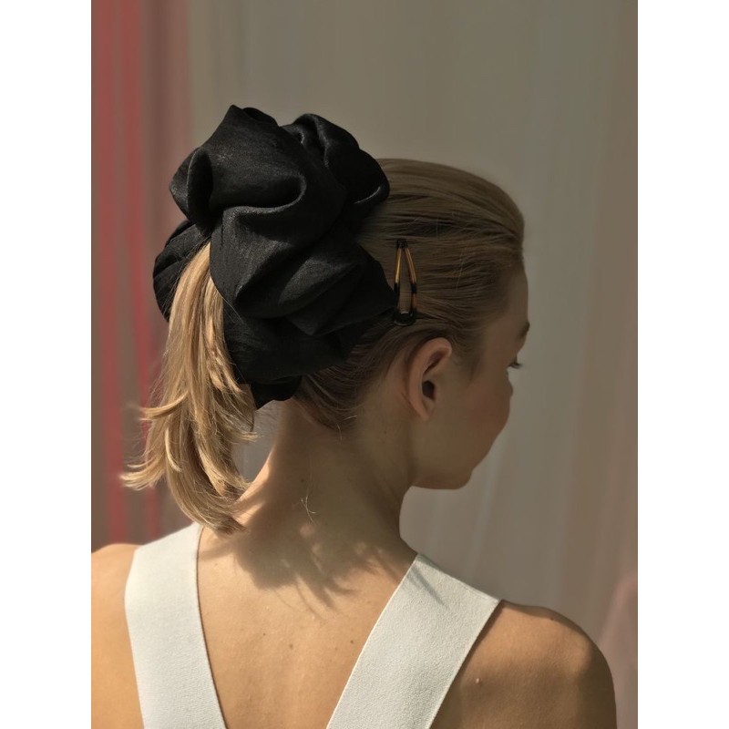 Đồ buộc tóc scrunchies lụa bigsize siêu to nhiều màu✨