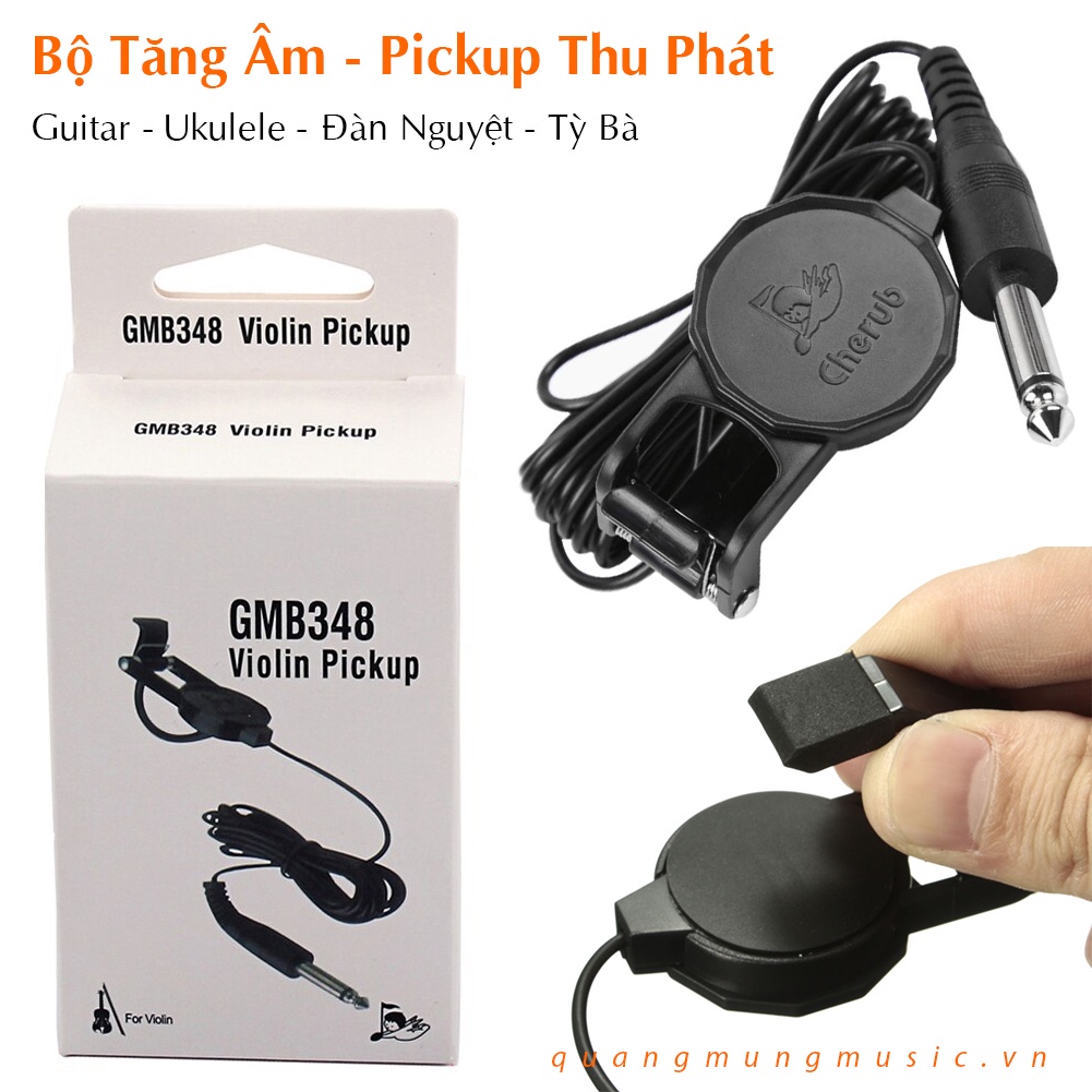 Bộ Tăng Âm – Pickup WCP-60G - 60V – Bộ Thu Phát Chuyên Dùng Cho Đàn Guitar, Violin, Đàn Nhị, Nguyệt