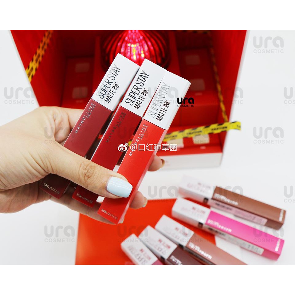 [CHÍNH HÃNG - CÓ HÓA ĐƠN] Son Kem Lì 16h Lâu Trôi Maybelline New York Super Stay Matte Ink Lipstick 5ml