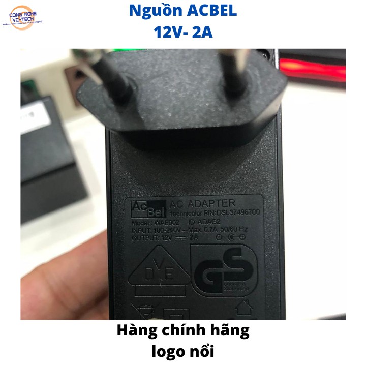 {CHUẨN XỊN}Adapter - Nguồn ACBEL 12V- 2A - Hàng chính hãng in logo nổi- Có đèn báo-CAM KẾT VỀ CHẤT LƯỢNG TUYỆT ĐỐI | BigBuy360 - bigbuy360.vn