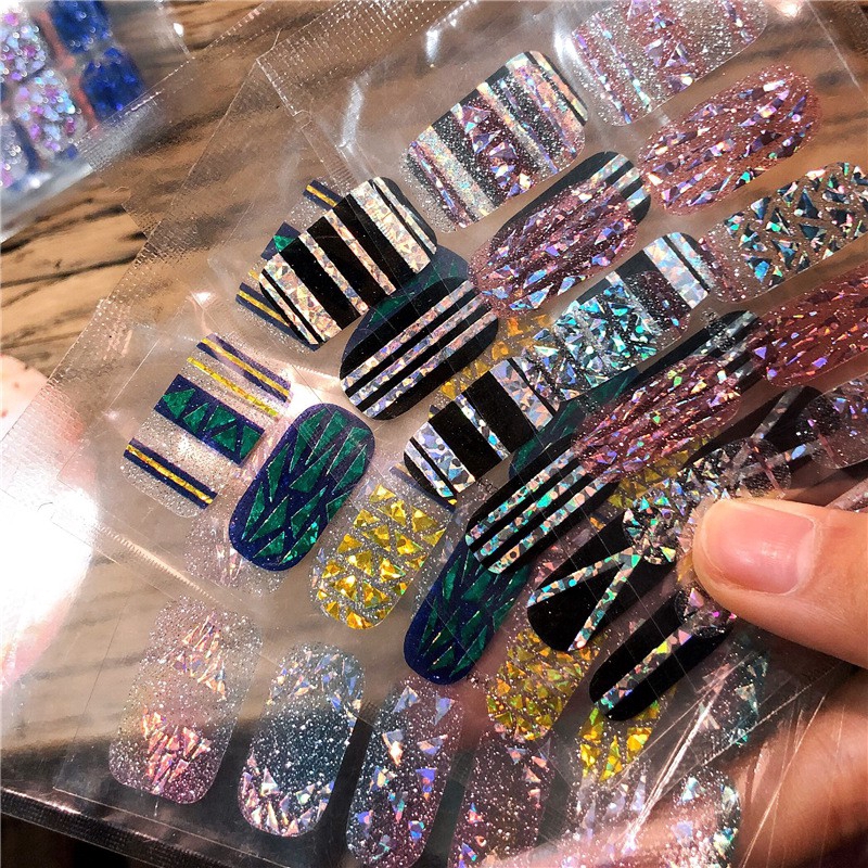 Sticker dán trang trí móng 3D acrylic chống nước thời trang