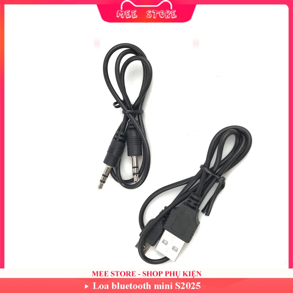 Loa bluetooth mini S2025 âm thanh cực chất, giá sốc, kết hợp thẻ nhớ, usb, jack 3.5mm - Mee Store 247