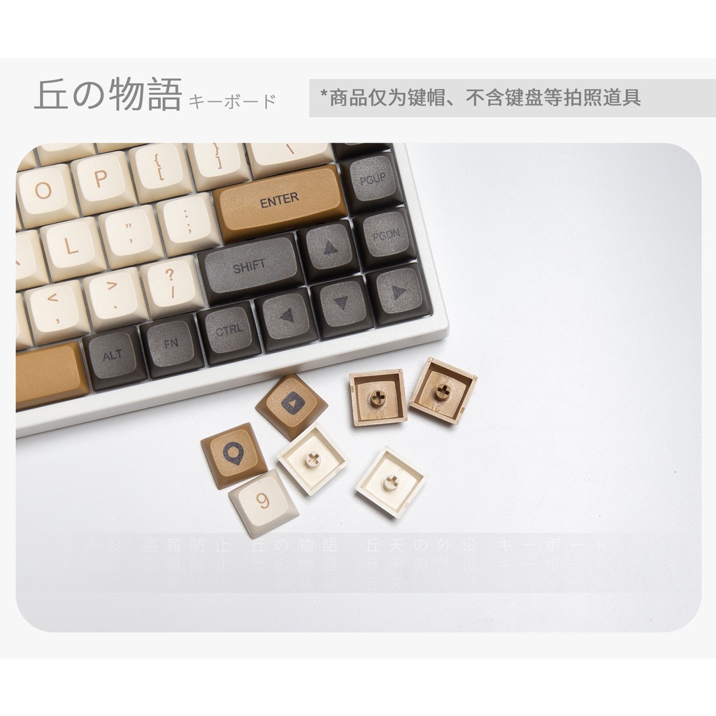 GMK Shimmer keycaps, 125 phím keycaps XDA Cấu hình DYE-SUB Cá nhân hóa GMK Keycaps dành cho bàn phím cơ