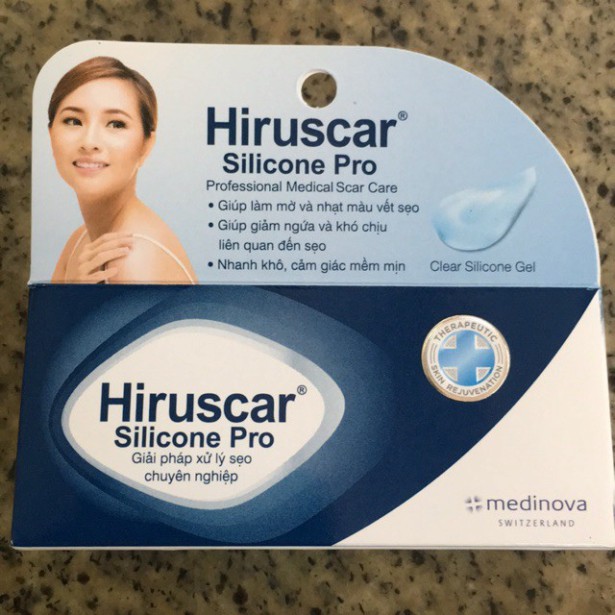 [CHÍNH HÃNG] Hiruscar Gel Giảm Sẹo Mổ, To, Lồi, Sẹo Phì Đại, Giúp Làm Mờ, Làm Phẳng Và Làm Mềm Vết Sẹo Hiruscar Silicone