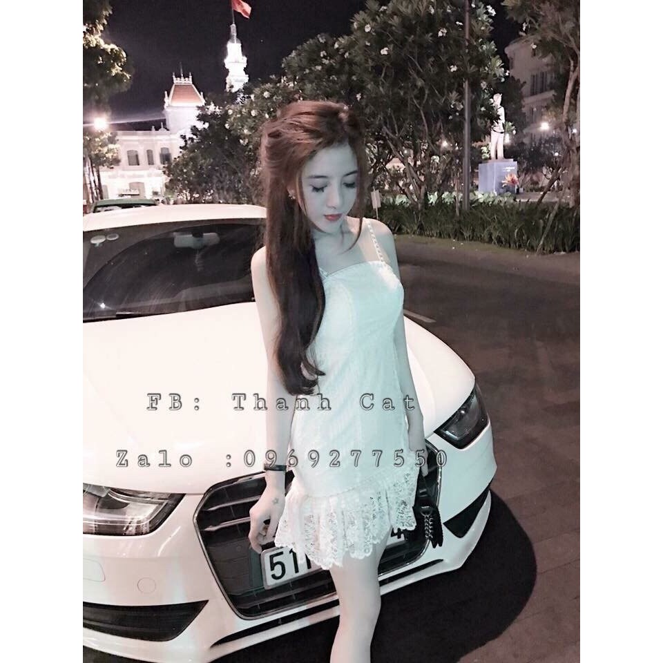 Đầm ren đuôi cá