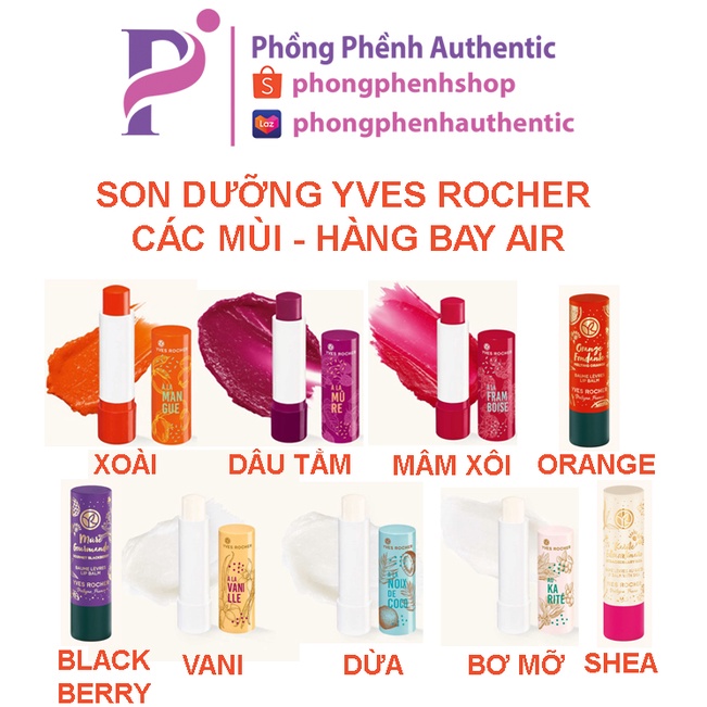 [SẴN] Son dưỡng Yves Rocher MẪU MỚI 2020