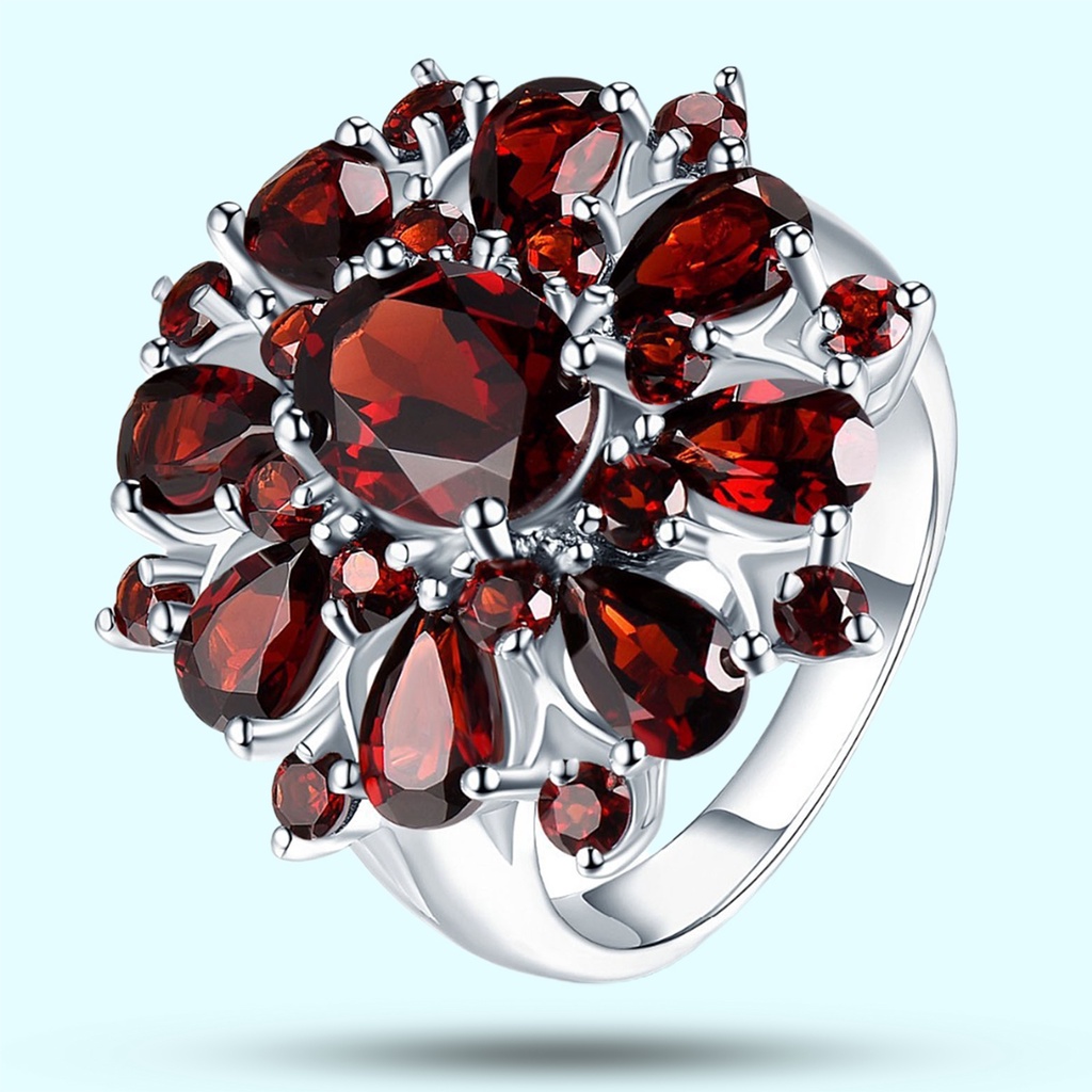 Nhẫn Hình Hoa Thanh Lịch Không Phai Màu Cho Nữ