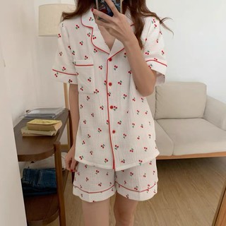 bộ váy ngủ cherry sleep v2