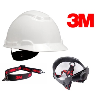 Mũ bảo hộ 3M H701R, nhựa HDPE siêu cứng, khóa vặn, dây nón co giãn, lồng nón 4 chấu điều chỉnh được