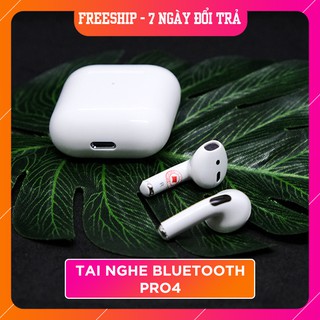 Tai nghe Bluetooth Pro 4 True Wireless Công Nghệ 5.0 Kèm Đốc Sạc ,Cảm Biến Tự Động Kết Nối