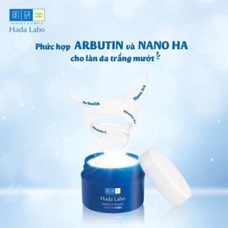 Kem dưỡng trắng da Hada Labo Perfect white cream 50g