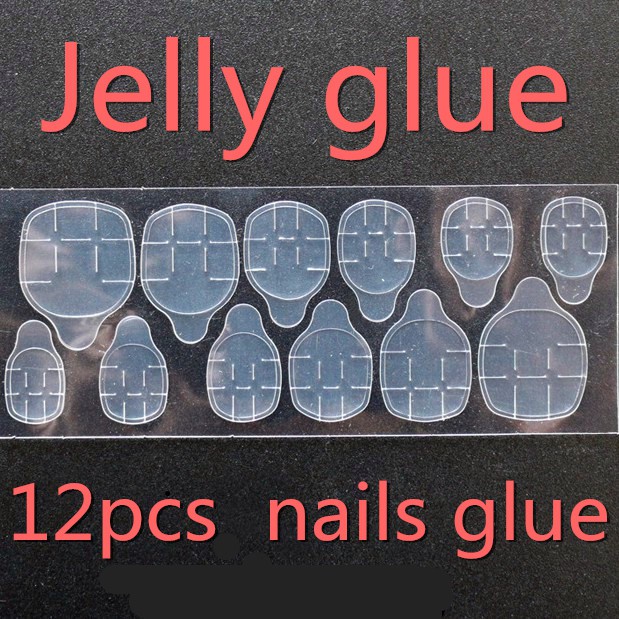 Set 24 Móng Tay Giả Bằng Acrylic Màu Trắng Hồng Phong Cách Pháp