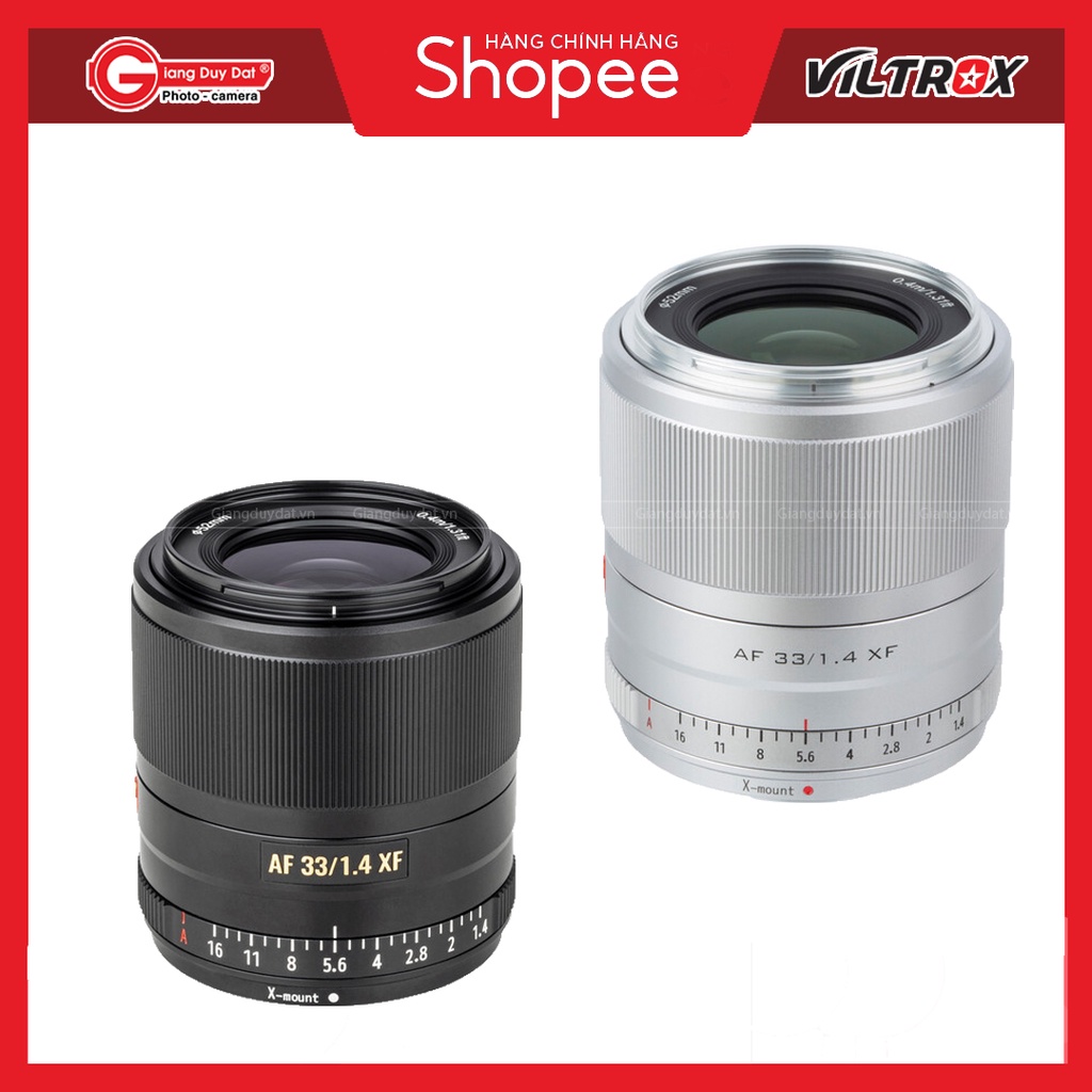 Ống Kính Viltrox AF 33mm F/1.4 Dành Cho Máy Ảnh Fujifilm l Viltrox af 33mm f/1.4 for Fujifilm đời 2 - Chính Hãng Viltrox