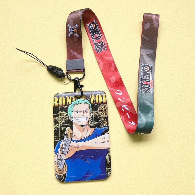 Dây Đeo Thẻ Học Sinh In Hình One Piece Đẹp Mắt
