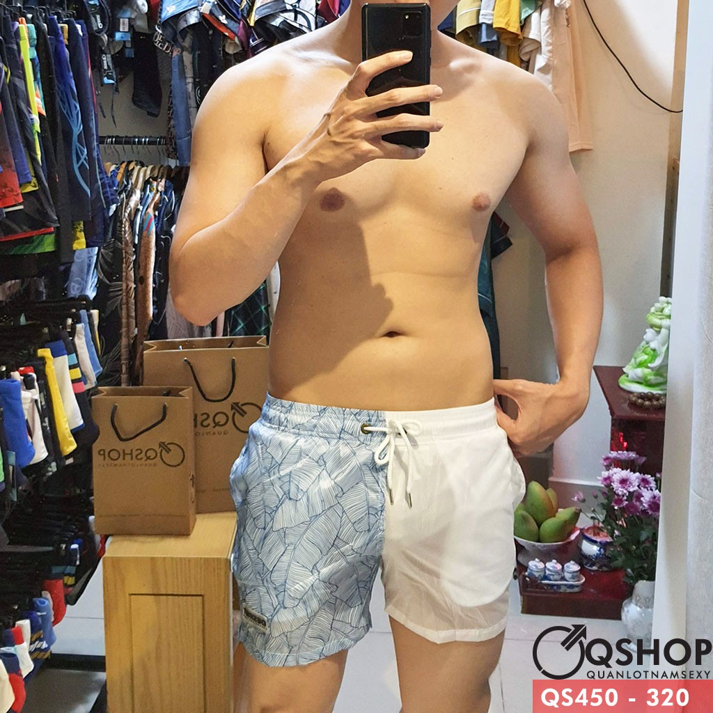 QUẦN SHORT NAM PHỐI MÀU QS450