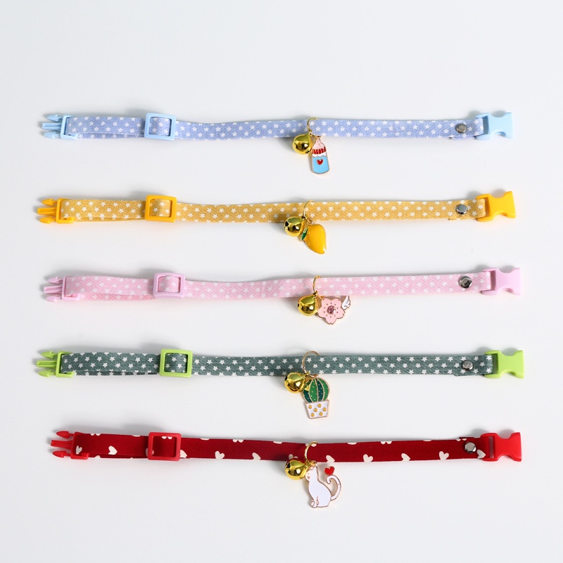 Vòng Cổ Nylon Hình Trái Bơ Màu Sắc Ngọt Ngào Có Thể Điều Chỉnh Được Cho Thú Cưng 27