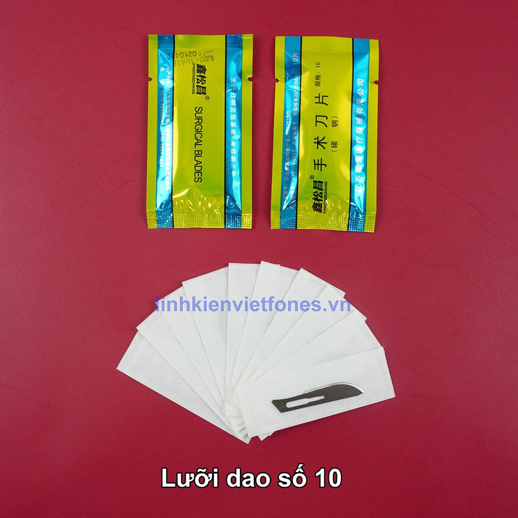 10 Lưỡi dao số 10 - 11 và cán dao số 3