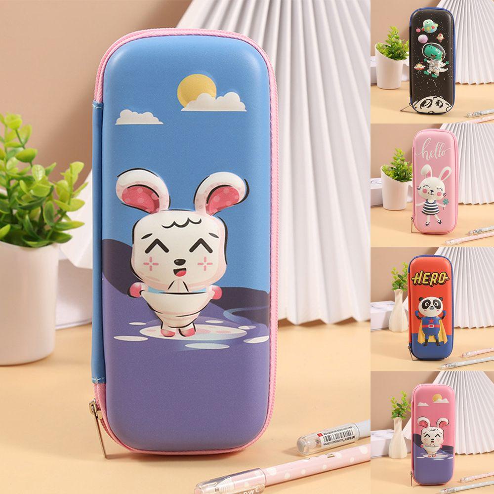 1 Hộp Bút EVA Chống Thấm Nước Họa Tiết Dễ Thương