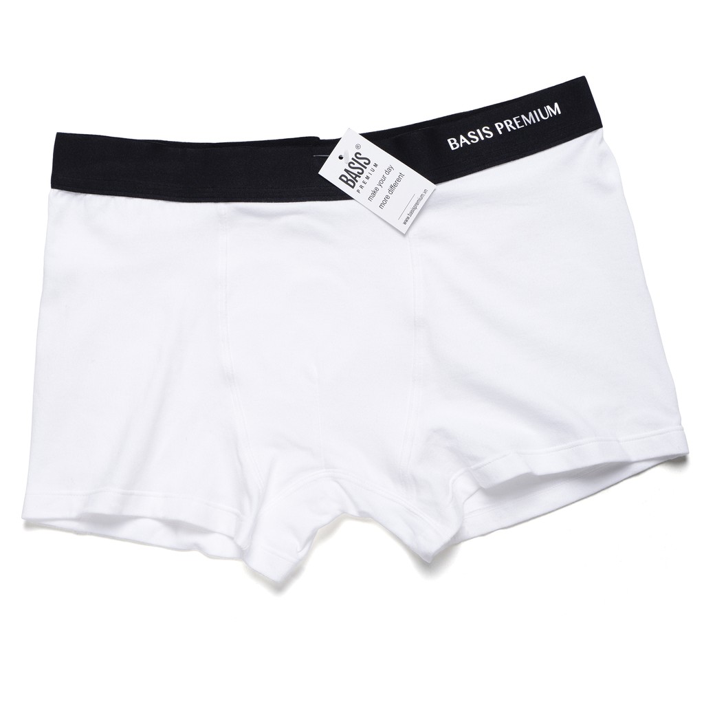 Quần lót nam boxer sợi cotton kháng khuẩn, thoáng mát, co giãn Basis BOXER