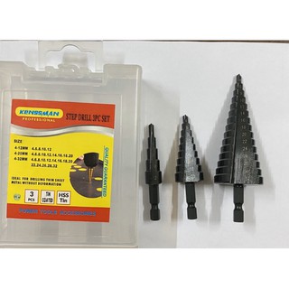 Bộ 3 mũi khoan tháp Kensmann