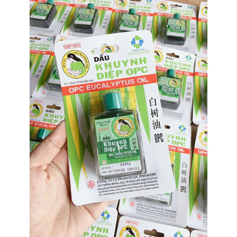 Dầu Khuynh Diệp OPC 25ml cho bé - nhãn hiệu Mẹ Bồng Con - SGP