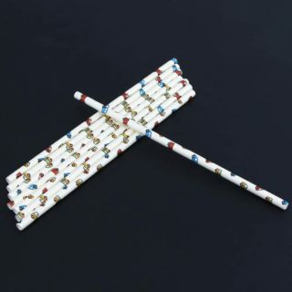 25 ống hút giấy
