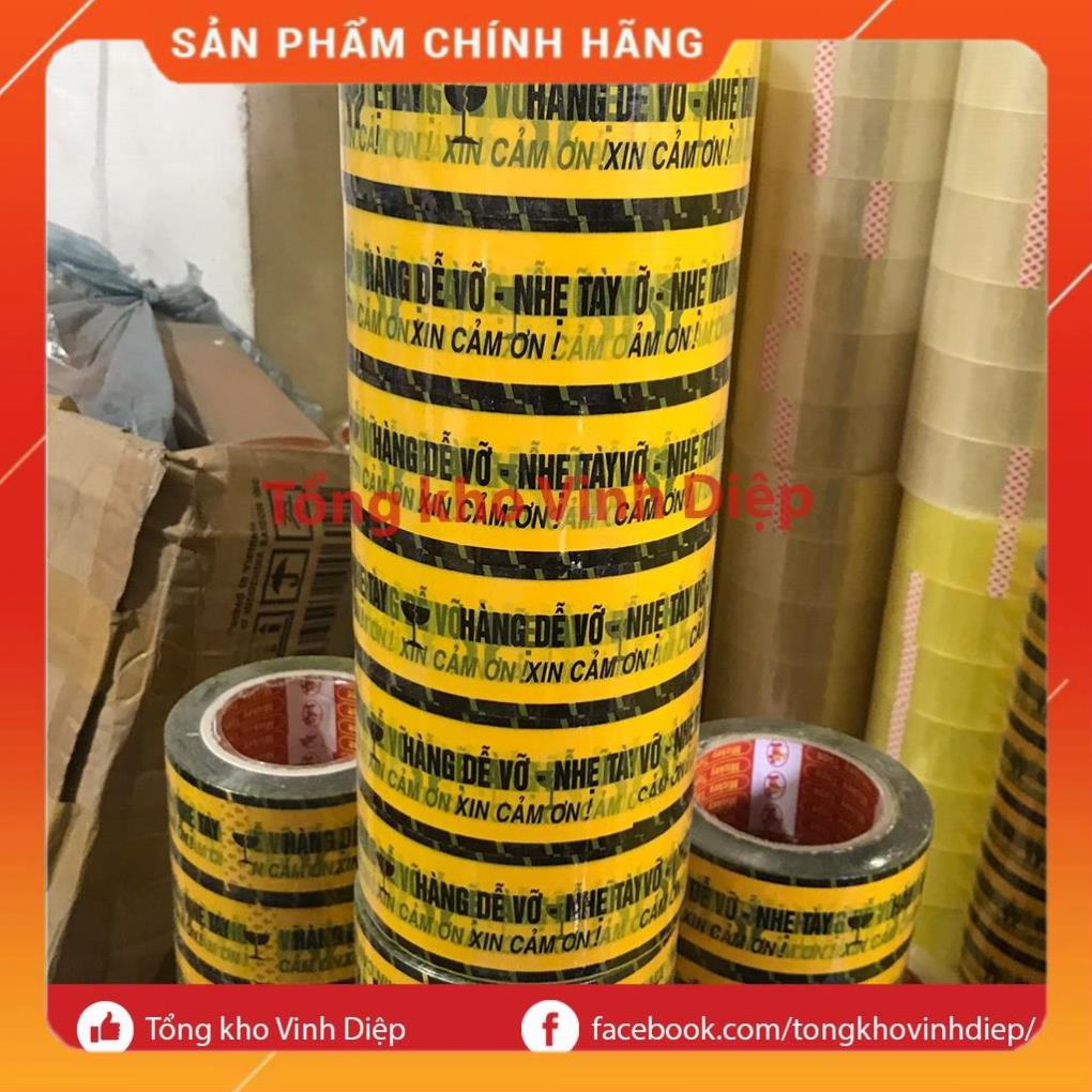 Băng dính Hàng Dễ Vỡ Xin Nhẹ Tay đóng hàng