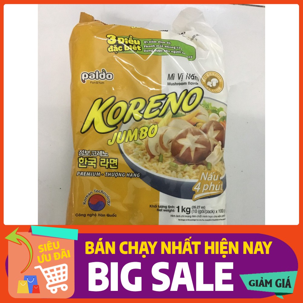 MÌ HÀN QUỐC KORENO JUMBO - Mỳ ăn liền ngon số 1 hàn quốc | BigBuy360 - bigbuy360.vn