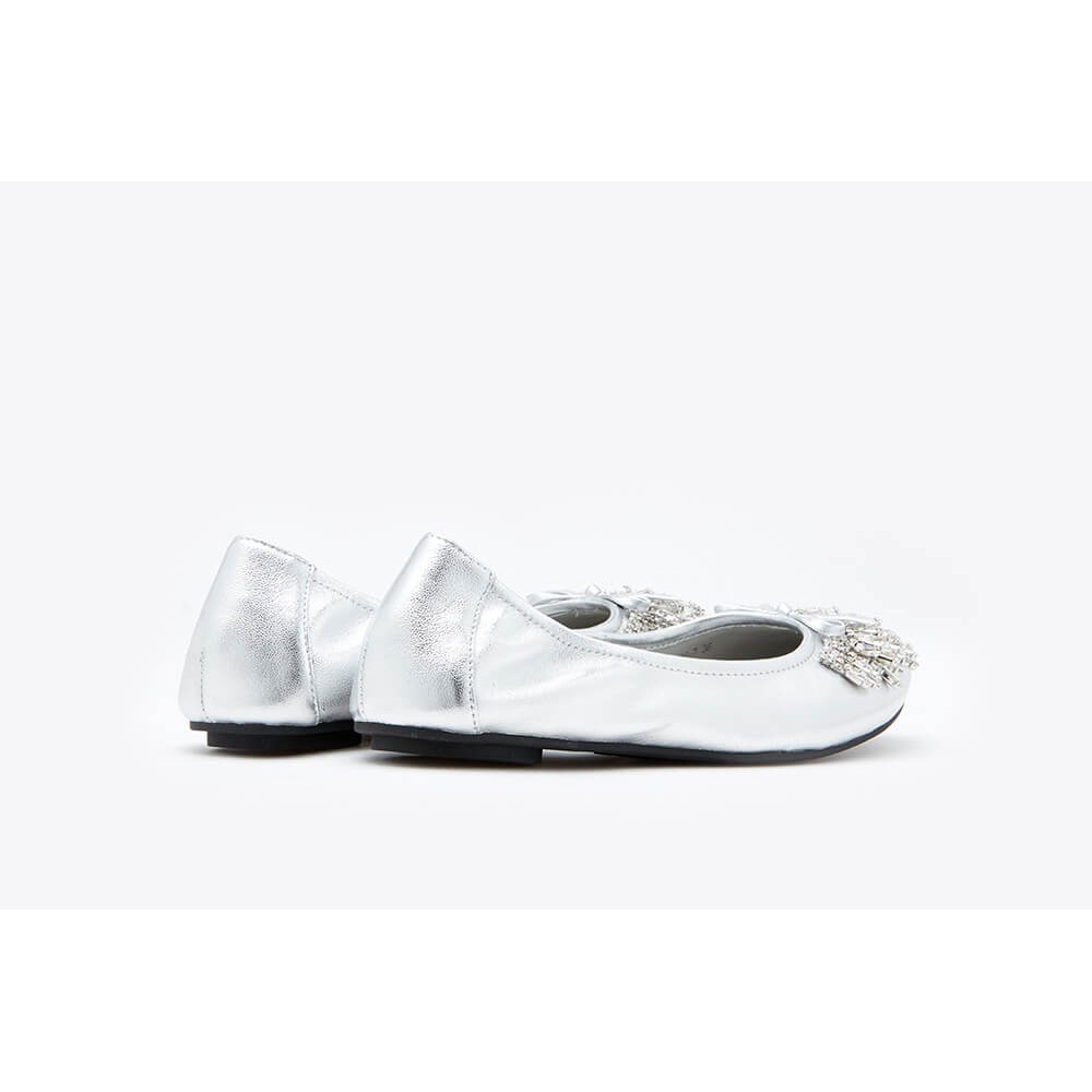 Giày đế bệt Pazzion Singapore chính hãng 1299-7 - SILVER