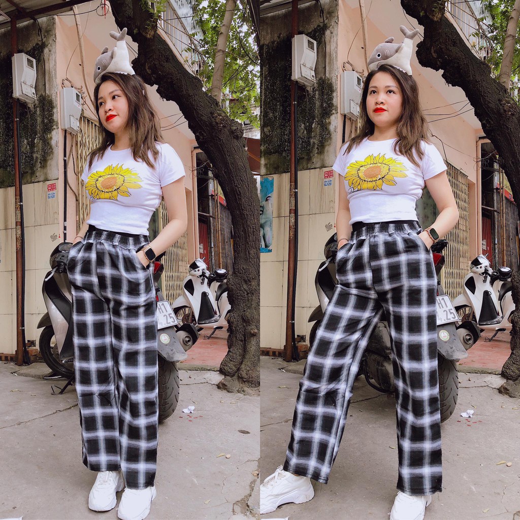 [Mã FAMAYWA giảm 10K đơn 50K] Quần kẻ ống suông HSU0320 | BigBuy360 - bigbuy360.vn